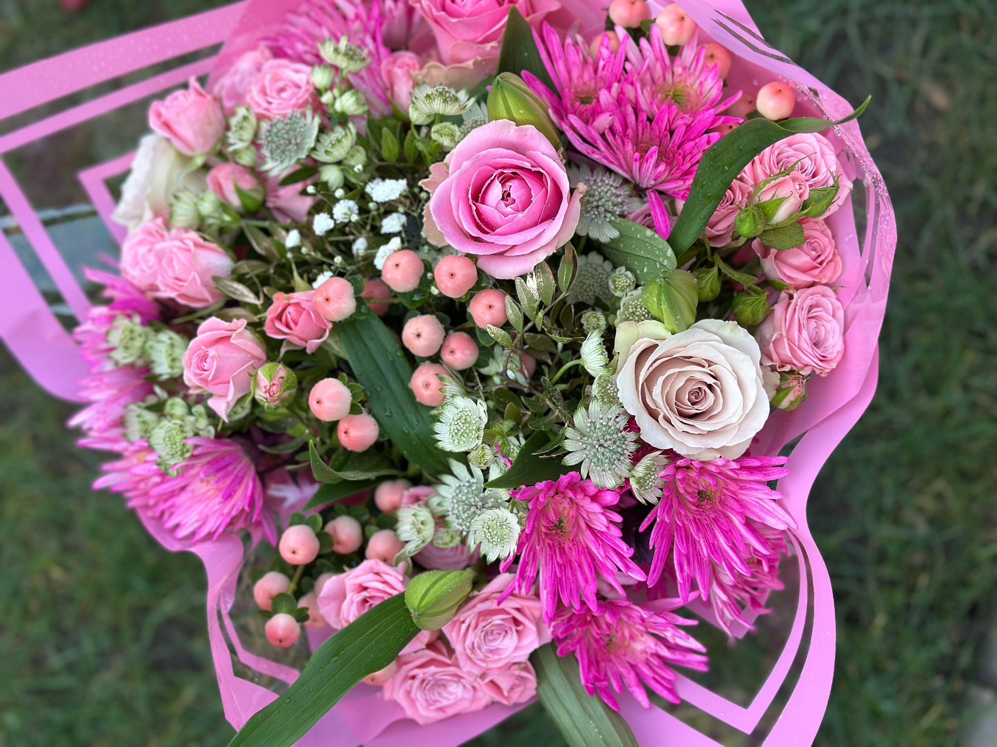 Pink Mixed Celebration Bouquet