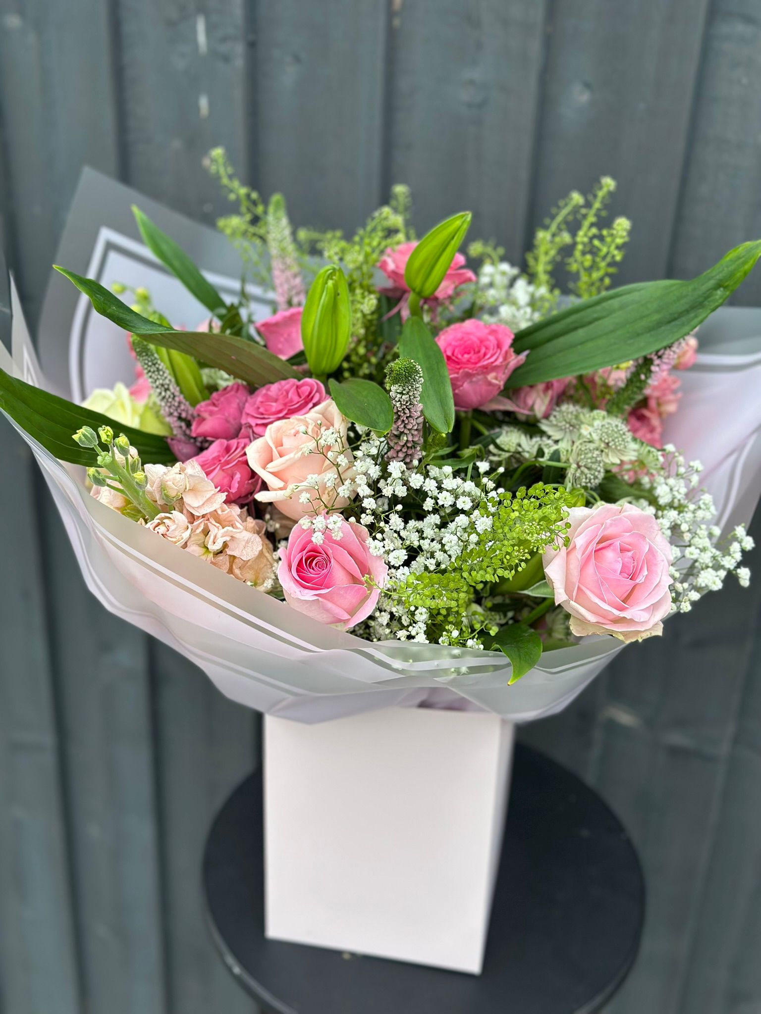 Pink & Peach Garden Bouquet