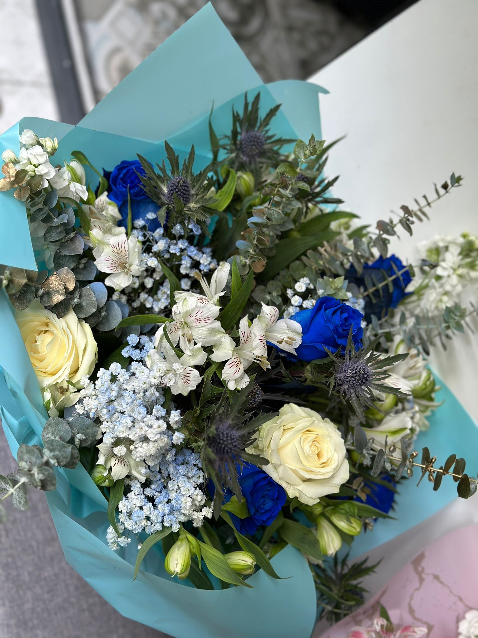 Blue & White Special Occasion Bouquet