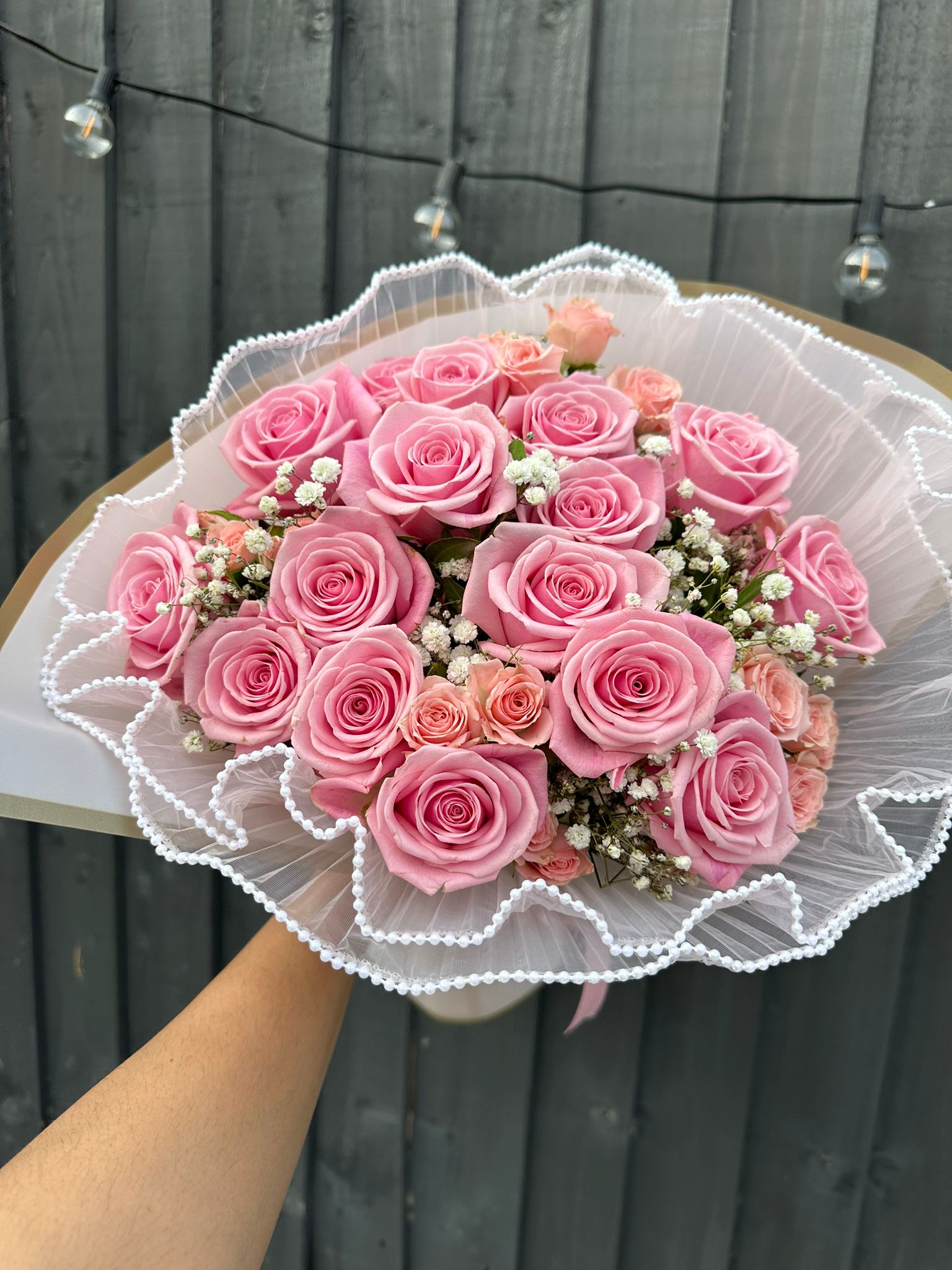 Elegant Pink Bridal Bouquet