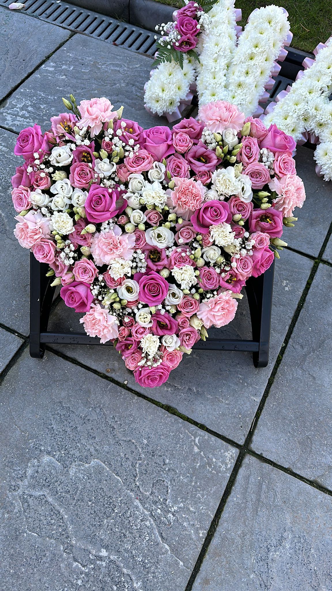 Pink Heart Memorial Tribute