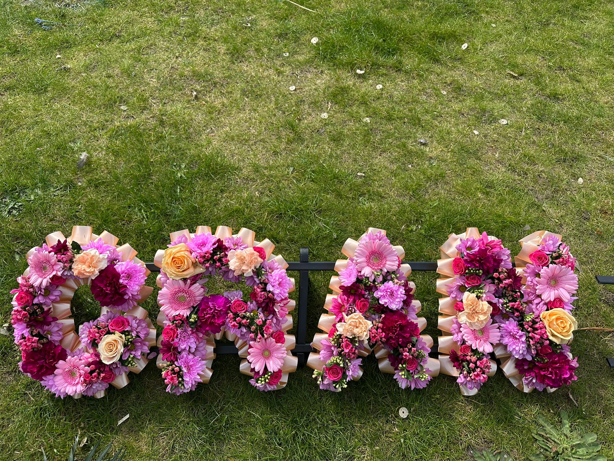 GRAN Pink & Purple Letter Tribute