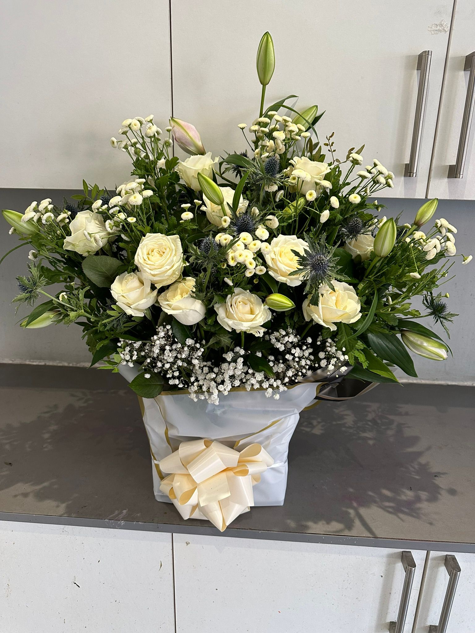 White Sympathy Arrangement